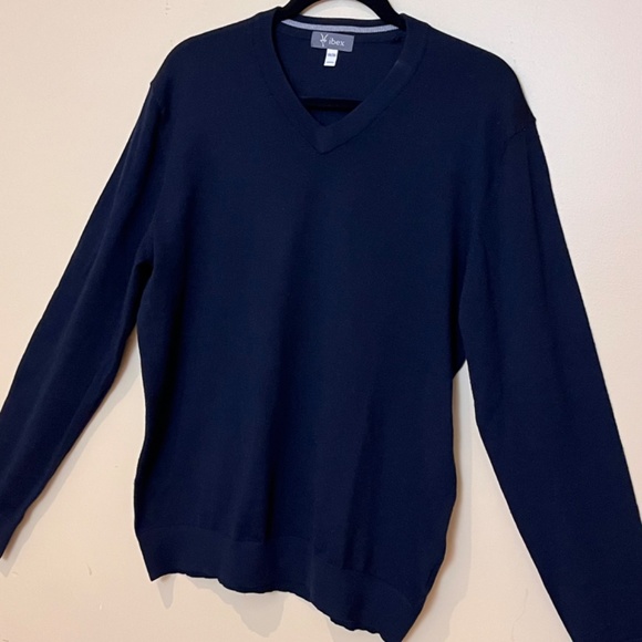 Ibex Wool Blend Sweater Long Shirt - Men's Size M - Black - Picture 2 of 9